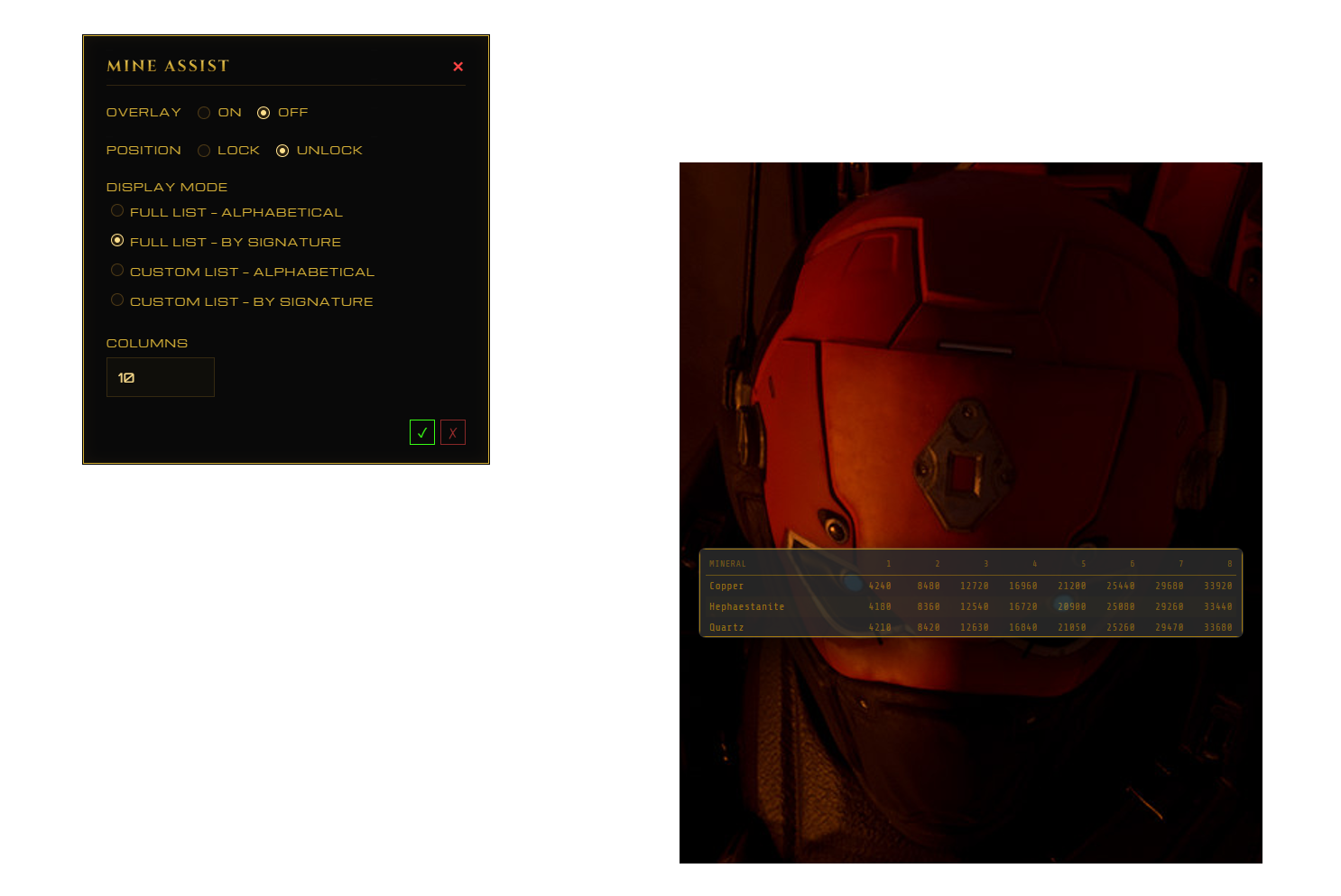 Crafting — Mine Assist