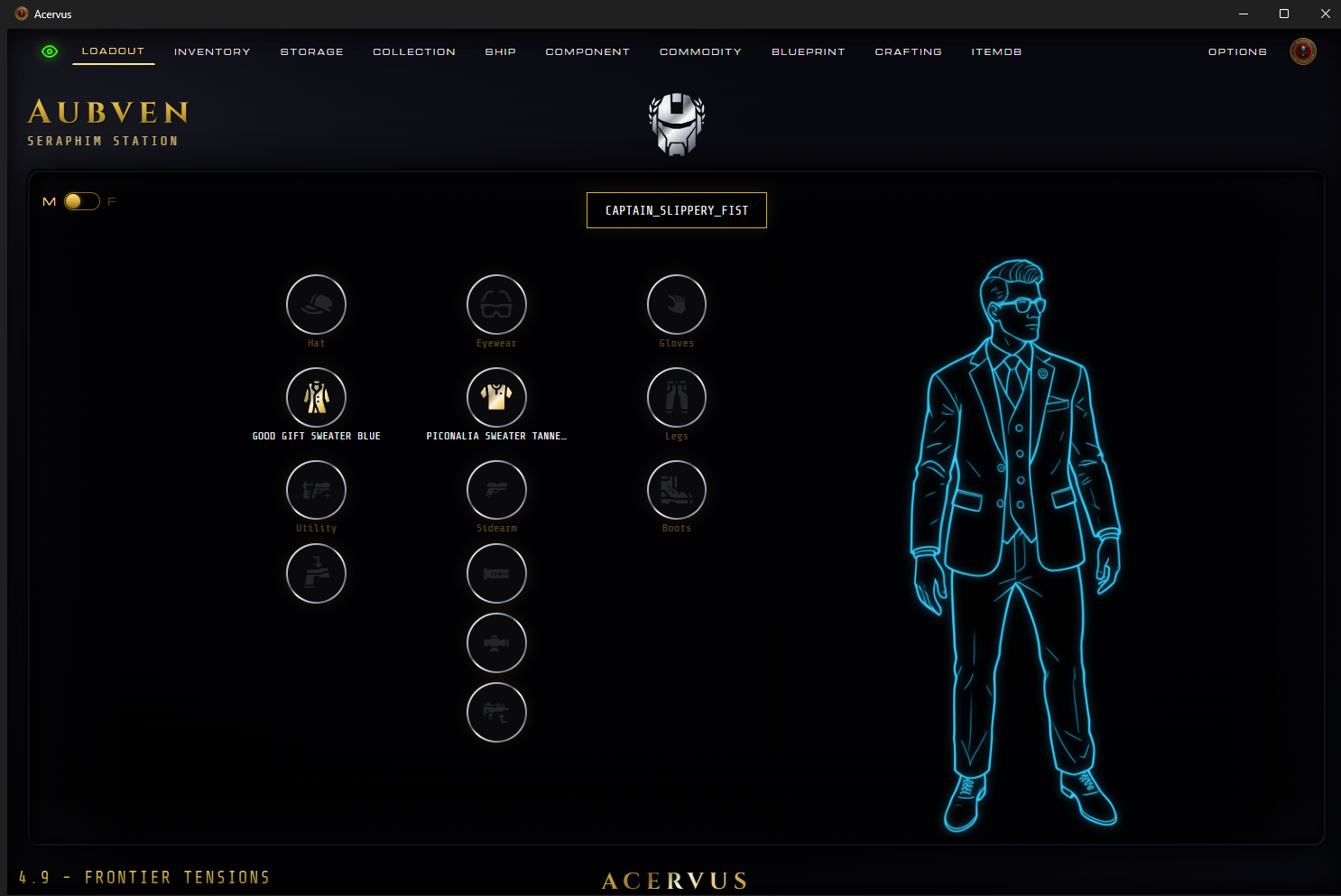 Loadout — Character Display