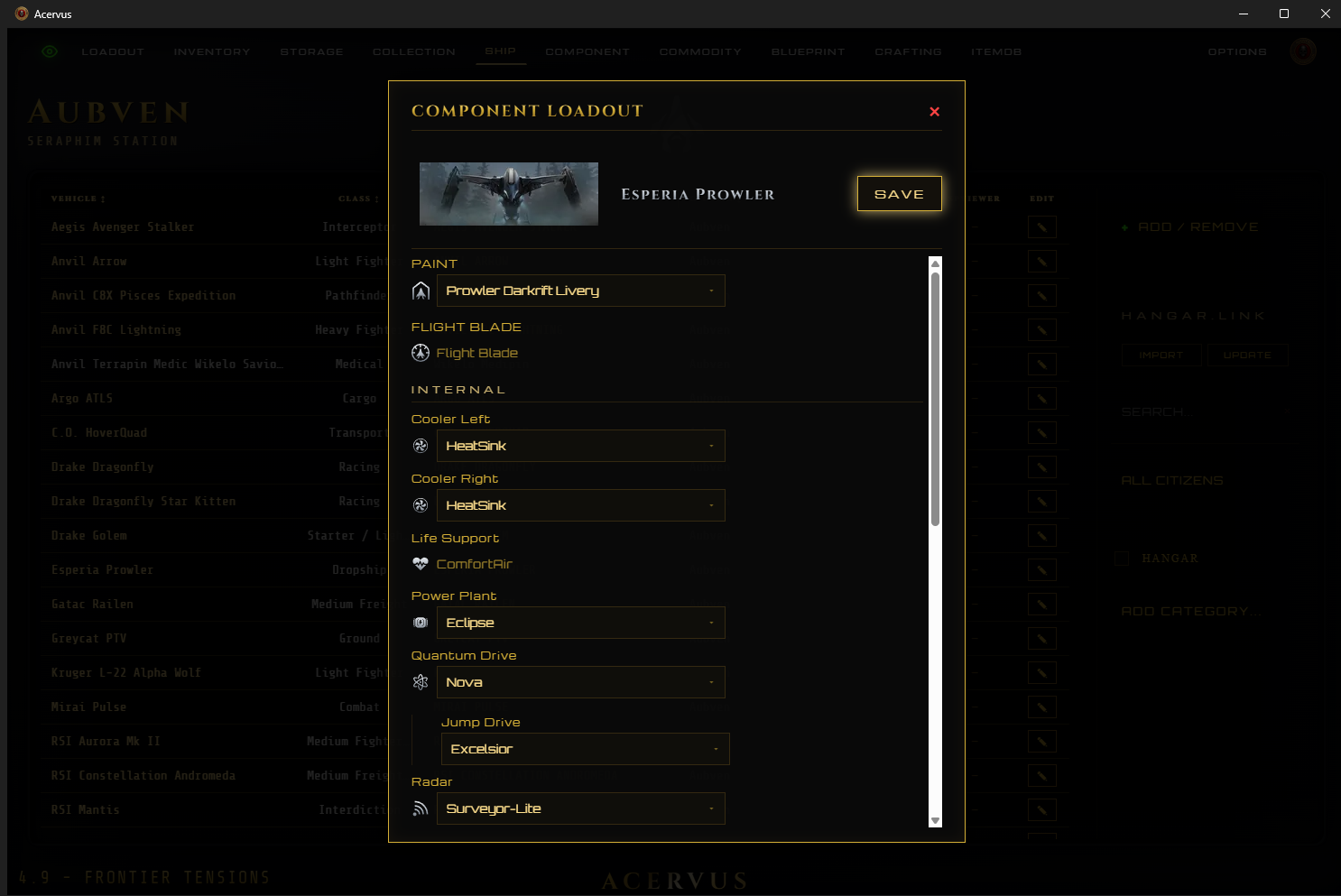 Ship — Components